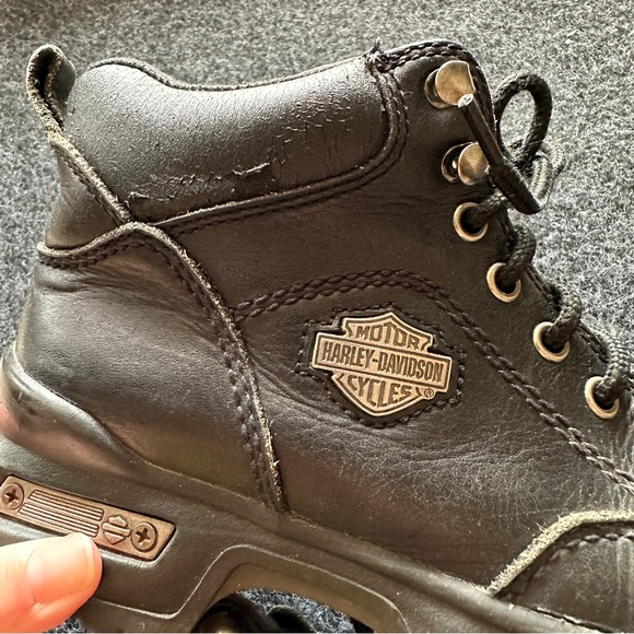 Harley Davidson Short Motorcycle Boots - Picture 8 of 12